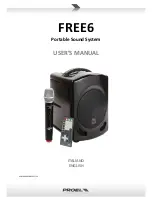 PROEL FREE6 User Manual предпросмотр