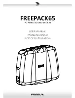 PROEL FREEPACK 65 User Manual preview