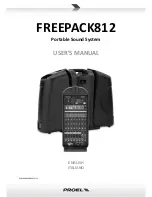 Preview for 1 page of PROEL FREEPACK812 User Manual