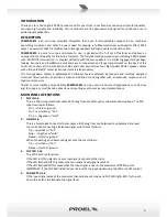 Preview for 5 page of PROEL FREEPACK812 User Manual