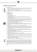 Preview for 2 page of PROEL INCOM2 User Manual