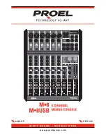 PROEL M-8 User Manual preview