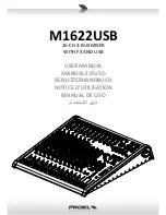 PROEL M1622USB User Manual preview