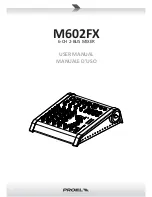 PROEL M602FX User Manual preview