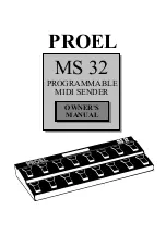 Preview for 1 page of PROEL MS 32 Owner'S Manual