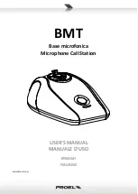 PROEL PA BMT MIC BASE User Manual preview