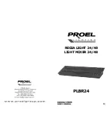 PROEL PLBR24 User Manual предпросмотр