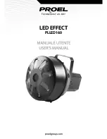 PROEL PLLED160 User Manual preview