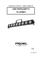 PROEL PLLEDRB8 User Manual preview