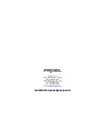 Preview for 8 page of PROEL PR Series User Manual