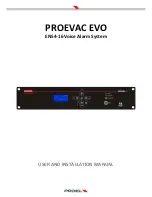 PROEL PROEVAC EVO EV PROM5Z User And Installation Manual preview