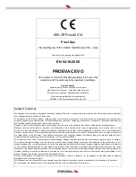 Preview for 53 page of PROEL PROEVAC EVO EV PROM5Z User And Installation Manual