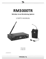 PROEL RM3000TR User Manual предпросмотр