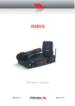 PROEL RMW8 Series Manual preview