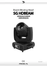 Предварительный просмотр 1 страницы PROEL SG HDBEAM User Manual