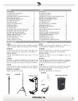 Preview for 3 page of PROEL V12HDA User Manual