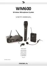 Preview for 1 page of PROEL WM600 User Manual