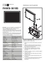 PROEL WSI-501BS Installation Procedure preview