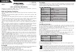 Preview for 1 page of PROEL X50IWT User And Installation Manual