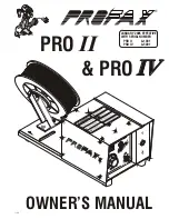 PROFAX PRO II Owner'S Manual preview