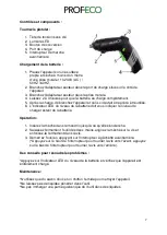 Preview for 7 page of PROFECO 77449 Instruction Manual