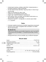 Preview for 114 page of Profi Care PC-BHT 3015 Instruction Manual