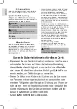 Preview for 4 page of Profi Care PC-BS 3041 Instruction Manual