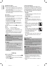 Preview for 8 page of Profi Care PC-BSR 3042 Instruction Manual