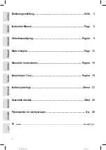 Preview for 2 page of Profi Care PC-EWF 3105 Instruction Manual