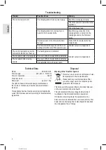 Preview for 8 page of Profi Care PC-EWF 3105 Instruction Manual