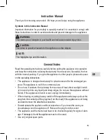 Preview for 45 page of Profi Care PC-HR 3053 Instruction Manual