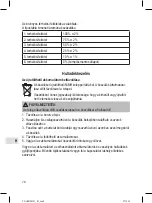 Preview for 76 page of Profi Care PC-HSM/R 3051 Instruction Manual