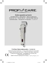 Profi Care PC-HSM/R 3100 Instruction Manual preview