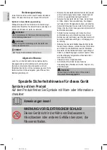 Предварительный просмотр 2 страницы Profi Care PC-HT 3033 Instruction Manual