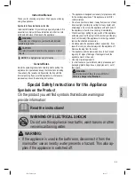 Preview for 25 page of Profi Care PC-HTH 3003 Instruction Manual