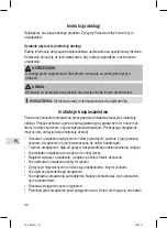 Предварительный просмотр 40 страницы Profi Care PC-LBS 3001 Instruction Manual