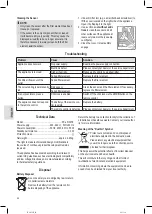 Preview for 42 page of Profi Care PC-LR 3076 Instruction Manual