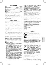 Preview for 49 page of Profi Care PC-LR 3076 Instruction Manual