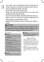 Предварительный просмотр 6 страницы Profi Care PC-LR 3083 Instruction Manual