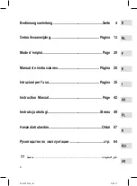 Preview for 2 page of Profi Care PC-MPS 3004 Instruction Manual