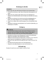 Preview for 7 page of Profi Care PC-MPS 3016 Instruction Manual