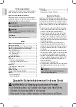 Предварительный просмотр 4 страницы Profi Care PC-MS 3079 Instruction Manual