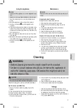 Предварительный просмотр 27 страницы Profi Care PC-MS 3079 Instruction Manual