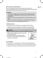 Предварительный просмотр 9 страницы Profi Care PC-PHE 3092 Instruction Manual