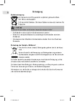 Предварительный просмотр 12 страницы Profi Care PC-PHE 3092 Instruction Manual