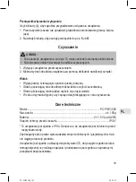 Предварительный просмотр 59 страницы Profi Care PC-PHE 3092 Instruction Manual