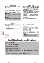 Preview for 40 page of Profi Care PC-PR 3025 Instruction Manual