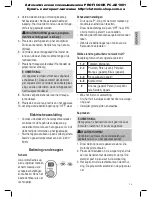 Предварительный просмотр 13 страницы Profi Cook PC-AE 1001 Instruction Manual