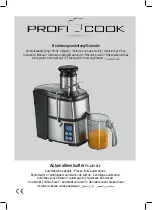 Preview for 1 page of Profi Cook PC-AE 1070 Instruction Manual