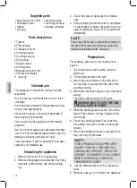 Preview for 42 page of Profi Cook PC-AE 1070 Instruction Manual